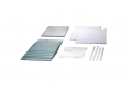 Glasplatten für  Vertikale <br> Doppelgelsysteme  / (Kammergröße) 20 x 10 / (Farbe) klar / (Form) normal